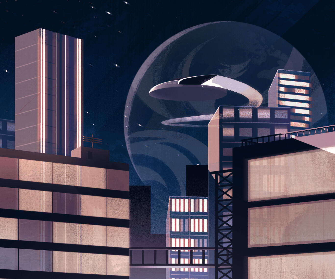 Space Illustration (Clip Studio Paint)